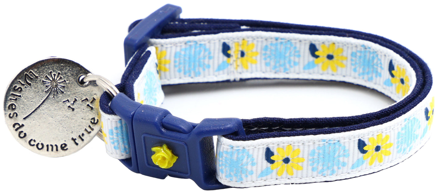 Dandelion Wishes Breakaway Cat Collar-6