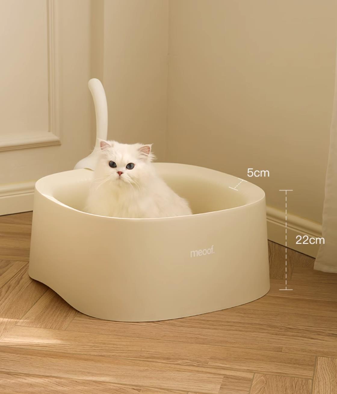 Purring Cat Litter Tray With Scoop-2