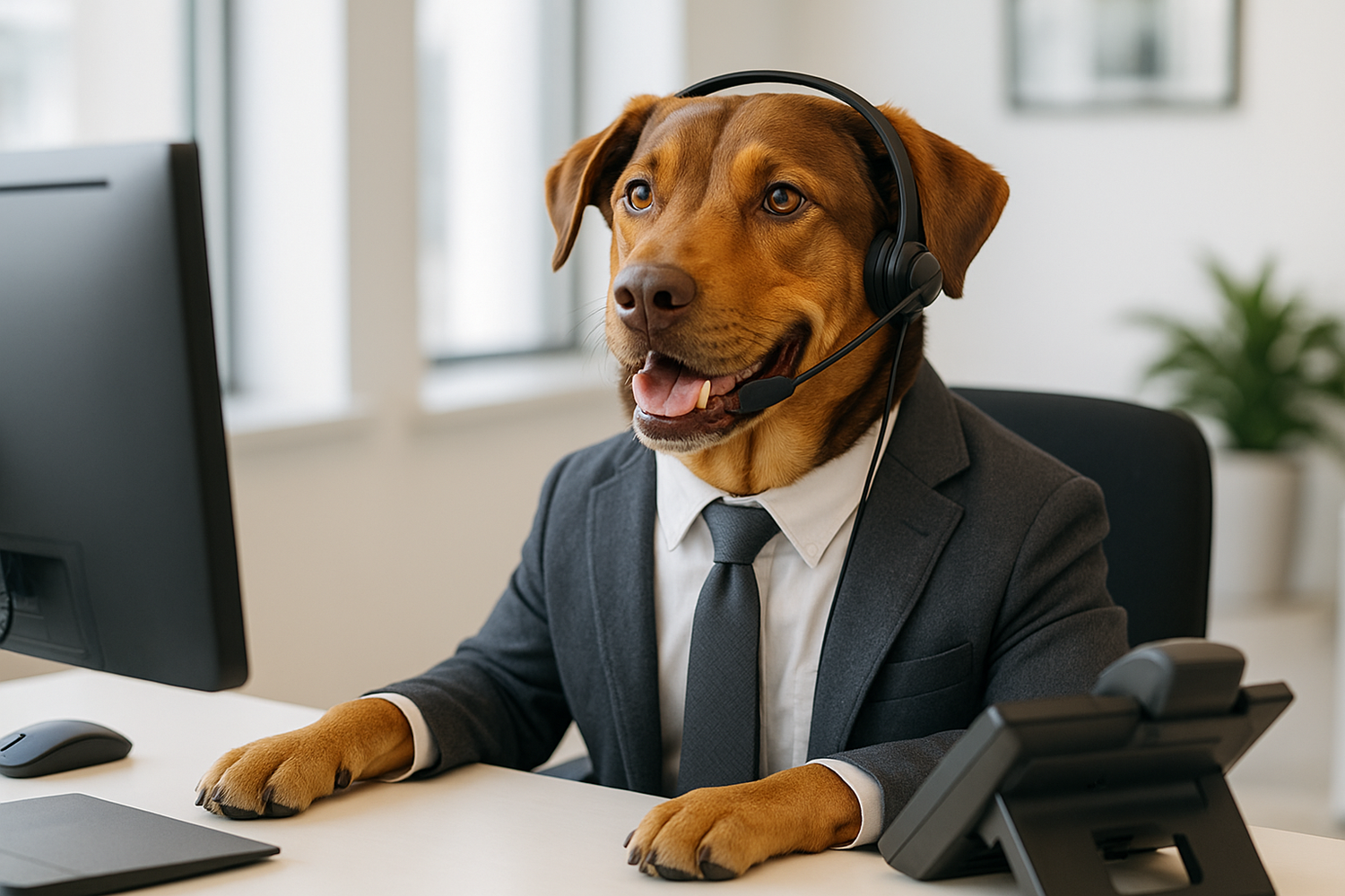 don dog, picking up the call to answer our clients. pretty cool@