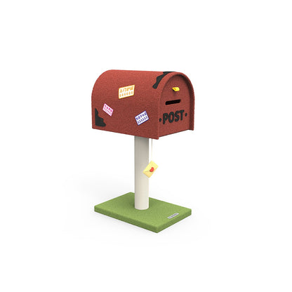 Mailbox Red Climbing Frame Cat Tree-1