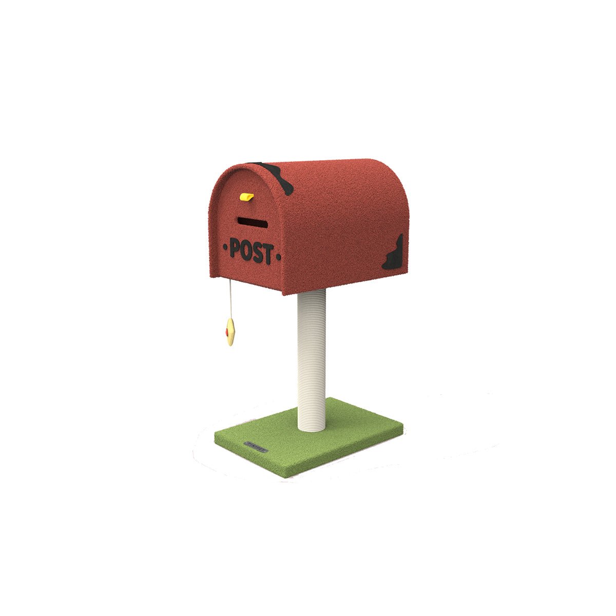Mailbox Red Climbing Frame Cat Tree-0